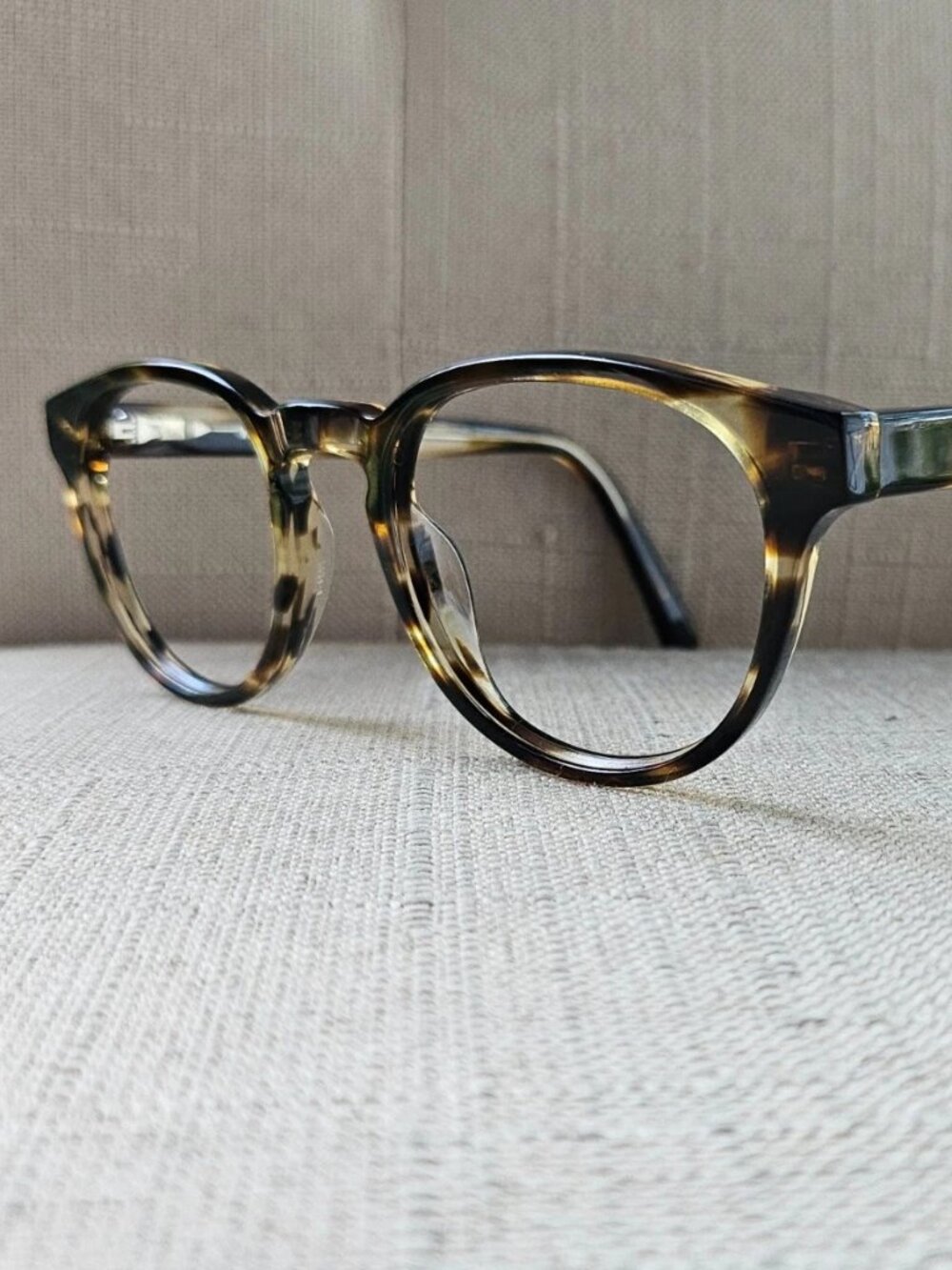 Warby Parker Eyeglasses Frame PERCEY M 256 Unisex Eyewear Brown/Black Tortoise
